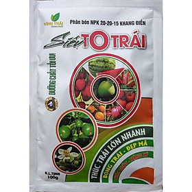 Siêu to trái 100g, 20-20-15. Lớn quả, bóng quả, ngọt quả, đẹp mã