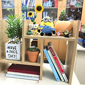 Mua Kệ Sách Gỗ Mini Để Bàn Làm Việc Và Phòng Học Lắp Ghép Đa Năng Gỗ MDF Cao Cấp
