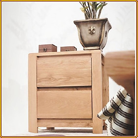 Mua Tủ 2 ngăn kéo Tundo màu gỗ tự nhiên