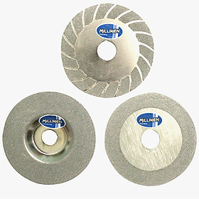 Mua Bộ 3 Đĩa Cắt  Đá Mài Kim Cương Bạc 100mm  Milliken Tampe NL-3019