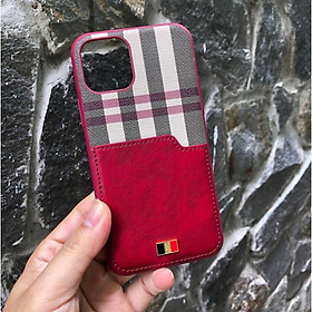 Ốp lưng da dành cho iPhone 12/ 12 Pro / 12 Pro Max