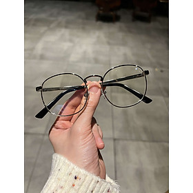 Kính vintage kim loại viền gọng dày cho nam nữ