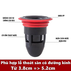 Mua Bịt cống chặn mùi hôi cống bộ nắp phễu thoát sàn chống trào ngược ngăn côn trùng khử mùi đường thoát nước