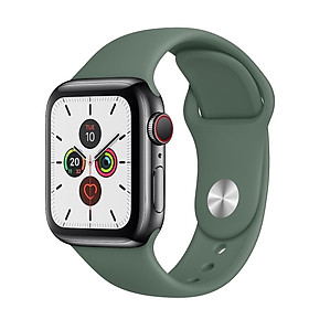 Dây đeo silicon màu Pine Green cho Apple Watch 38mm / 40mm / 42mm / 44mm