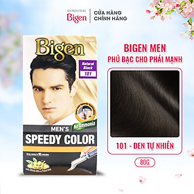 Hình ảnh Thuốc nhuộm phủ bạc Bigen Men dành cho nam, nhuộm tóc bạc hoàn toàn, mùi dễ chịu, tiện lợi 80ml dạng kem