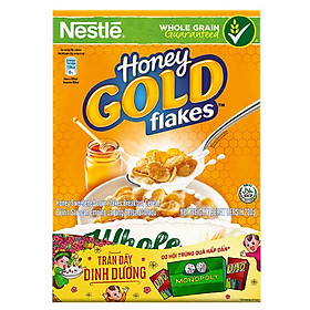 Ngũ cốc ăn sáng nestlé honey gold flakes vị bắp và mật ong - hộp 220g