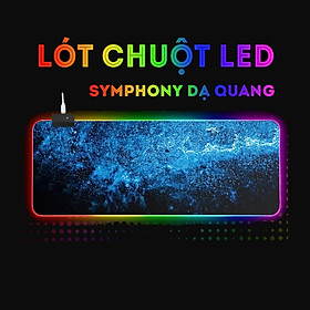 Mua Lót Chuột  Bàn Di Chuột LED RBG Symphony Màu Dạ Quang Nền Vũ Trụ Đổi Màu RBG