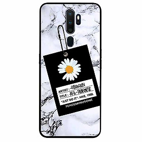 Ốp lưng in cho Oppo A9 2020  Mẫu Cúc Nền Đá