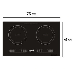 Mua BẾP TỪ ĐÔI CREEN CR-IHPXY875DC1E-400 Hàng chính hãng