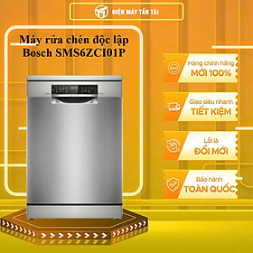 SMS6ZCI01P - Máy rửa chén độc lập Bosch Series 6 14 Bộ SMS6ZCI01P - HÀNG CHÍNH HÃNG - GIAO HCM