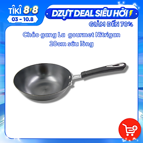 Mua Chảo Gang Lagourmet Nitrigan 20cm Lòng Sâu - 367532