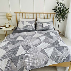 Bộ chăn ga gối cotton Lidaco cao cấp nhiều màu sắc lựa chọn