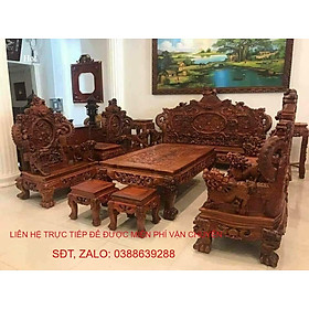 Mua Bàn ghế gỗ rồng đỉnh gỗ hương đỏ BG180