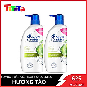 Combo 2 Dầu Gội HEAD & SHOULDERS Hương Táo 625ml