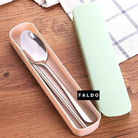 Bộ Muỗng Đũa Inox Cao Cấp + Hộp Đựng Cá Nhân | Sử Dụng Du Lịch | Đi Làm