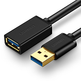 Mua Dây nối dài USB 3.0 mạ vàng dài 2M UGREEN US115 10373 (đen) - Hàng Chính Hãng