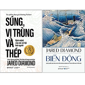 Hình ảnh Combo Sách Nghiên Cứu Lịch Sử Nhân Loại Của Jared Diamond : Biến Động + Súng, Vi Trùng Và Thép (Phiên Bản 2020) 