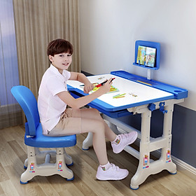 Mua Bộ bàn ghế học sinh chống gù chống cận cho bé  tùy chỉnh độ cao góc nghiêng mặt bàn