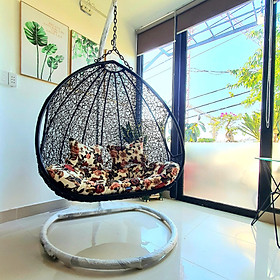 Mua Xích đu đôi 2 người ngồi ( nệm hoạ tiết )