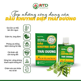 DẦU KHUYNH DIỆP THÁI DƯƠNG - Làm ấm cơ thể và chăm sóc sức khỏe bé