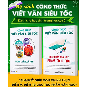 Bộ Công Thức Viết Văn Siêu Tốc cho Học Sinh THCS ( Phan Hồ Điệp - Đậu Ngọt)