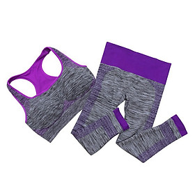 Bộ Quần Áo Tập Gym, Yoga, Aerobic, Thể Thao Nữ YT11 Phong Cách