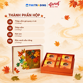 [Hộp 4 Bánh 200gr] Bánh Trung Thu Givral Sum vầy 2