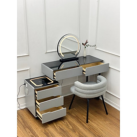 Mua Bàn trang điểm HS Tundo bọc da mặt kính gương led cảm ứng