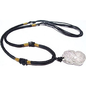 Vòng cổ nam tỳ hưu thạch anh trắng tự nhiên