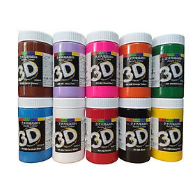 Combo 10 Màu vẽ Acrylic 3D 300ml