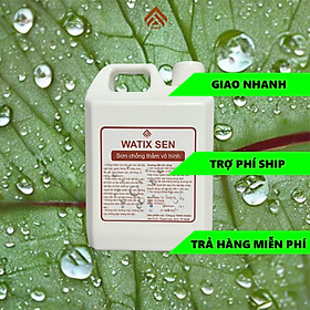 Mua SƠN CHỐNG THẤM HIỆU ỨNG LÁ SEN  THẨM THẤU  GỐC NƯỚC  VÔ HÌNH  CHỐNG BÁM BỤI - Watix Sen