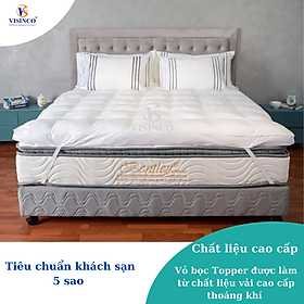 Mua Nệm Tăng Tiện Nghi Microfiber T230 + 3D Cao Cấp Tấm Topper Làm Mềm  bồng bềnh như khách sạn 5 Sao