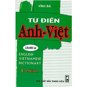 Từ Điển Anh – Việt 120.000 Từ (Bìa Mềm) – HA