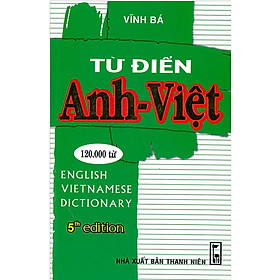 Từ Điển Anh - Việt 120.000 Từ (Bìa Mềm) - HA