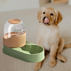 AUTOMATIC PETS FOOD DISPENSER DOG CAT FEEDER WATERER  BOWL DRINKING