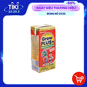 Thùng 48 Hộp x 180ml Sữa Bột Pha Sẵn GrowPLUS+ Đỏ 180ml Suy Dinh Dưỡng - Hàng Chính Hãng