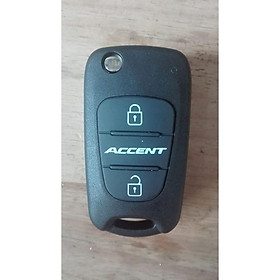 Vỏ chìa khóa Hyundai Accent phím cao su