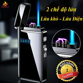 Bật lửa điện 2 chế độ vừa điện plasma vừa khò gas độc lạ