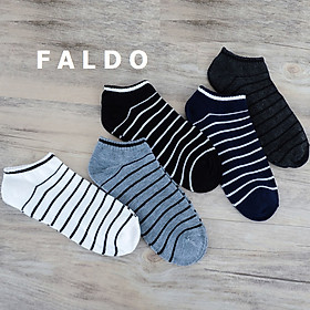 Combo 5 Đôi Tất Vớ Nam Sọc Thời Trang FALDO