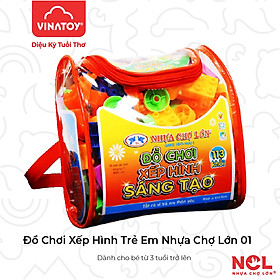 Hình ảnh Bộ Xếp Hình Sáng Tạo Nhựa Chợ Lớn 01 - M967-LR