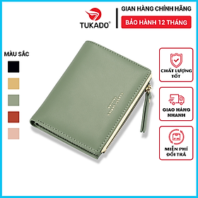 Ví Nữ Mini Cầm Tay Chính TAILIAN Gấp 2 Nhỏ Gọn Nhiều Ngăn Tiện Dụng Da Cao Cấp Cực Đẹp Giá Rẻ TL04