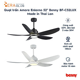 Mua Quạt Trần Điều Khiển Từ Xa Benny BF-C52LUXC (Màu Coffee) - Hàng Nhập Khẩu Thailan