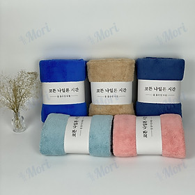 Mua Khăn tắm cừu trơn kích thước 50x100cm siêu mềm mịn