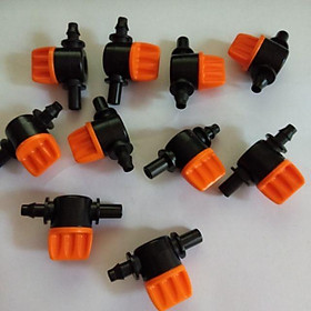 Combo 10 van khoá ống tưới 6mm