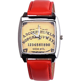 Casual Watch Quartz Watch Fashion Alphabet Pattern Decoration Watches Girl Student
