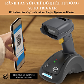 Mua Máy quét mã vạch không dây – Máy quét mã vạch bluetooth – OPTORI AK21 (hàng chính hãng)
