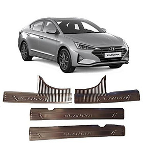 BỘ NẸP BƯỚC CHÂN TRONG NGOÀI INOX DÀNH CHO XE HYUNDAI ELANTRA 2016