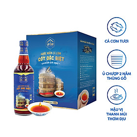 Combo Thùng 06 Chai Nước Mắm Cốt Đặc Biệt Lê Gia