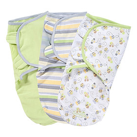 Set 3 Chăn Quấn Busy Bee Summer Infant SM54000 (Size S/M)