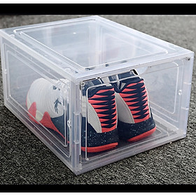 Mua Combo Hộp Đựng Giày Nhựa Cứng Cao Cấp Size Lớn Cửa Nam Châm Lắp Ráp Tiện Lợi